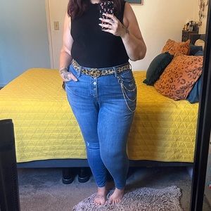 Plus size Ava and Viv button fly jeans size 20